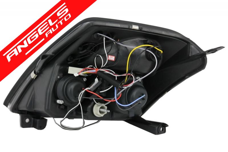 Faruri compatibile cu Citroen C2 (2003-2009) Angel Eyes Negre - imagine 7