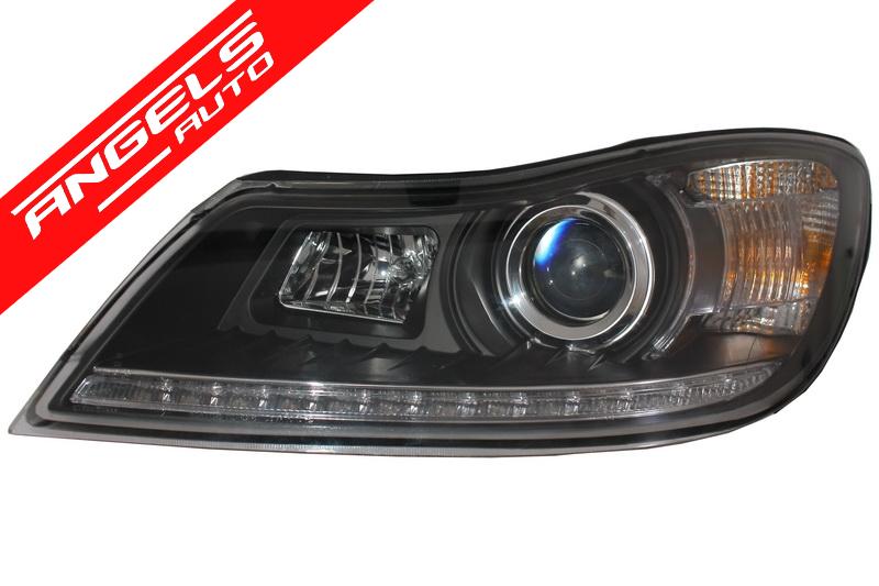 Faruri compatibile cu Skoda Octavia (2009-2012) Dayline LED Negre - imagine 3