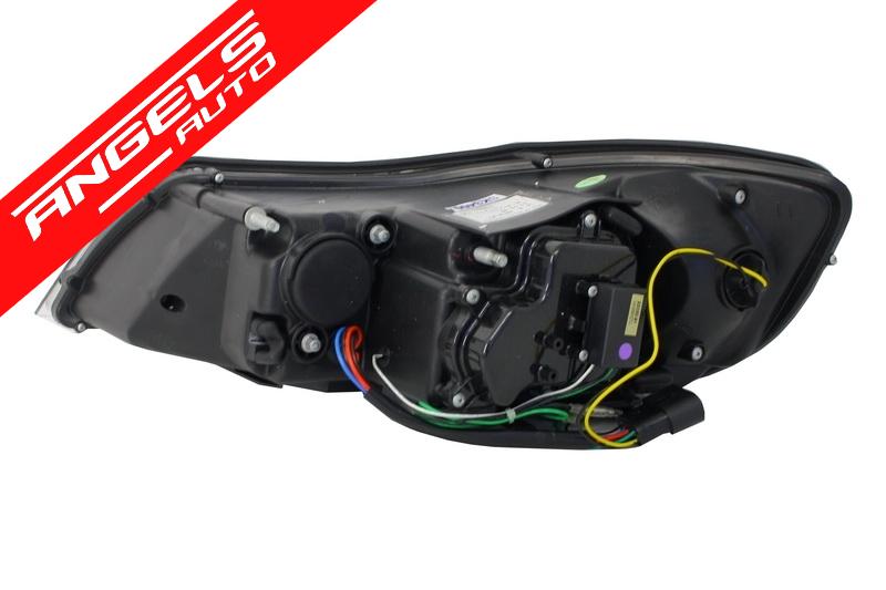 Faruri compatibile cu Skoda Octavia (2009-2012) Dayline LED Negre - imagine 5