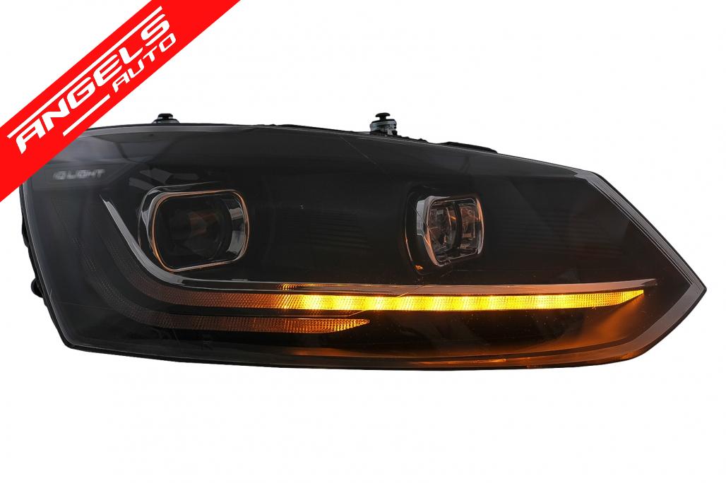 Faruri compatibile cu VW POLO 6R 6C 61 (2010-2017) Semnalizare Dinamica Matrix - imagine 6