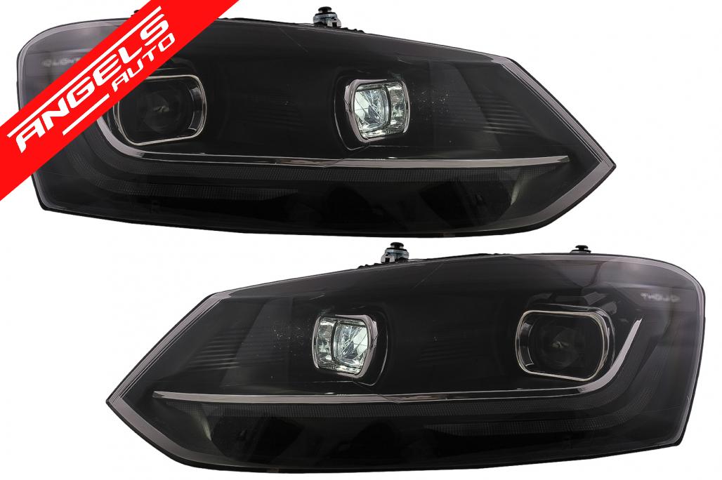 Faruri compatibile cu VW POLO 6R 6C 61 (2010-2017) Semnalizare Dinamica Matrix - imagine 3