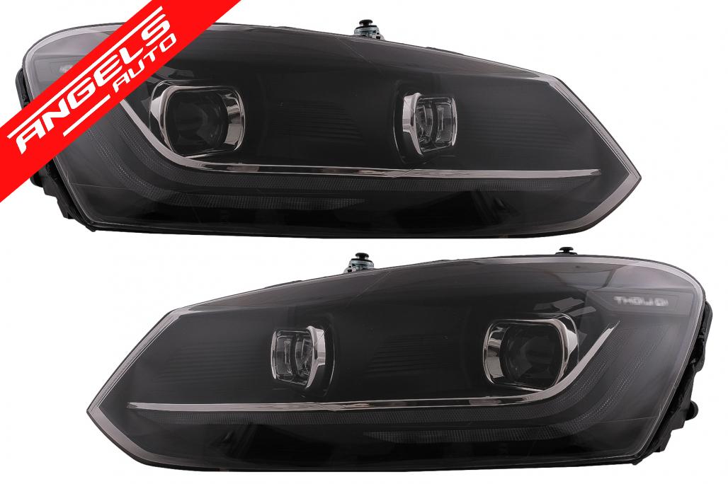 Faruri compatibile cu VW POLO 6R 6C 61 (2010-2017) Semnalizare Dinamica Matrix - imagine 2
