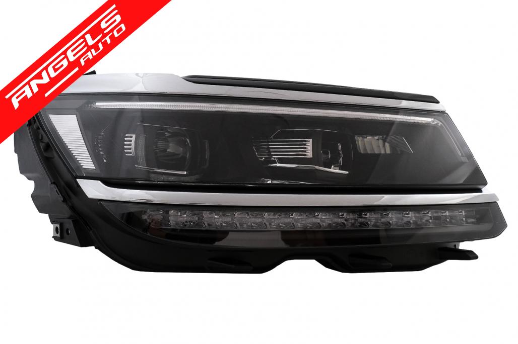 Faruri compatibile cu VW Tiguan II Mk2 (2016-up) R-Line Matrix Design Semnal Dinamic - imagine 2