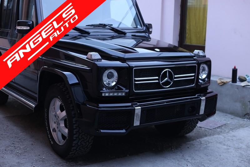 Faruri compatibile cu Mercedes W463 G-CLass 1989-2012 Bi-Xenon Look - imagine 4
