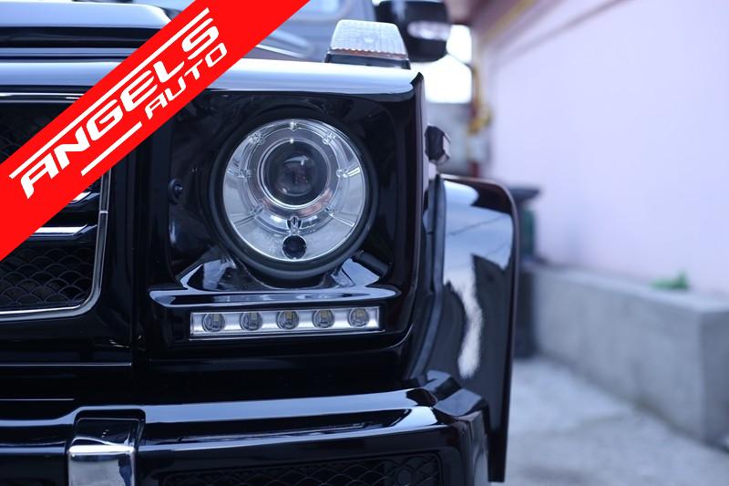 Faruri compatibile cu Mercedes W463 G-CLass 1989-2012 Bi-Xenon Look - imagine 5