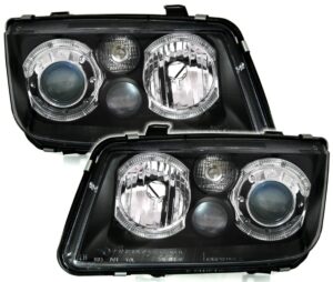 Faruri compatibile cu VW Bora 1998-2005 Angel Eyes DEPO