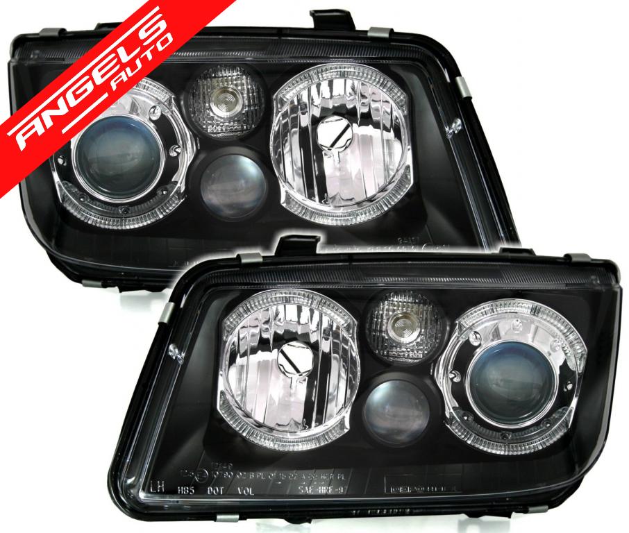 Faruri compatibile cu VW Bora 1998-2005 Angel Eyes DEPO