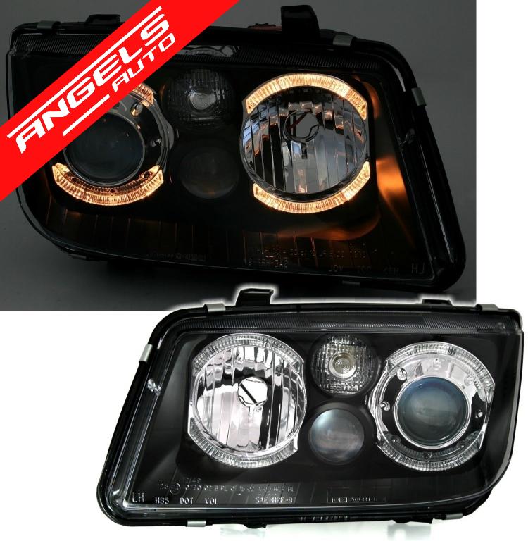 Faruri compatibile cu VW Bora 1998-2005 Angel Eyes DEPO - imagine 5