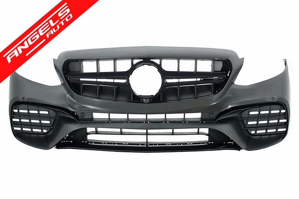Pachet AMG compatibil cu Mercedes E-Class W213 (2016+) Kit E63 cu Tipsuri Black - imagine 2