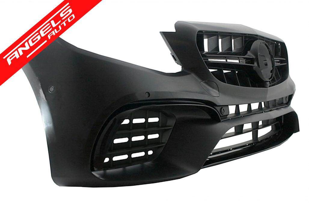 Pachet AMG compatibil cu Mercedes E-Class W213 (2016+) Kit E63 cu Tipsuri Black - imagine 3
