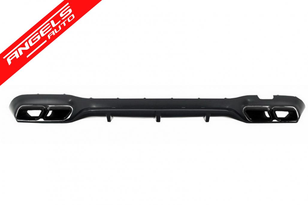 Pachet AMG compatibil cu Mercedes E-Class W213 (2016+) Kit E63 cu Tipsuri Black - imagine 4