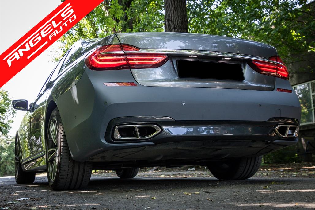 Pachet Exterior compatibil cu BMW G12 Seria 7 (2015-02.2019) M-Technik Design - imagine 8