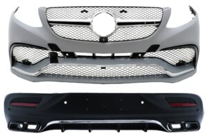 Pachet AMG compatibil cu Mercedes GLE Coupe C292 (2015-up) Kit AMG cu Tipsuri Negre