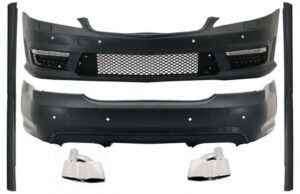 Pachet Exterior LWB compatibil cu Mercedes S-Class W221 (2005-2011) Tobe Crom