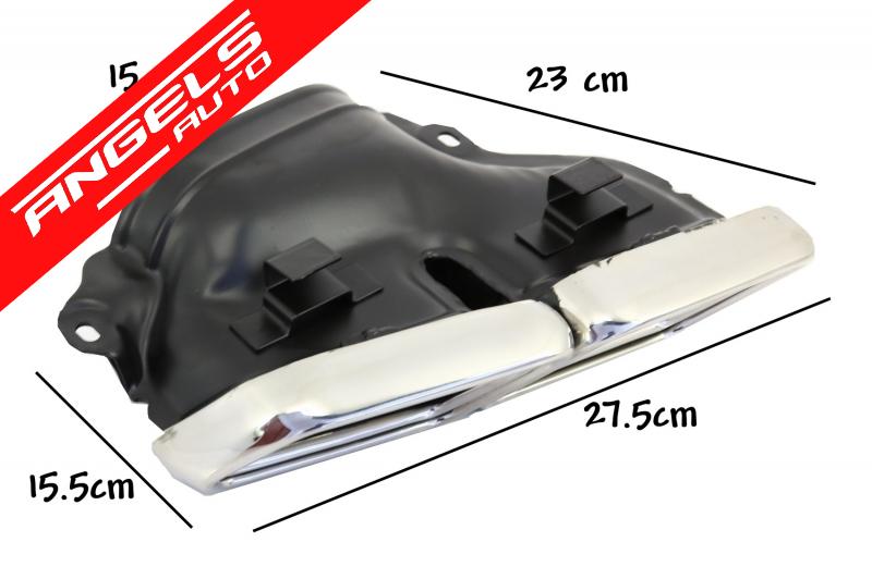 Pachet AMG compatibil cu Mercedes S-Class W222 (2013+) Kit S63 AMG Evacuare - imagine 6