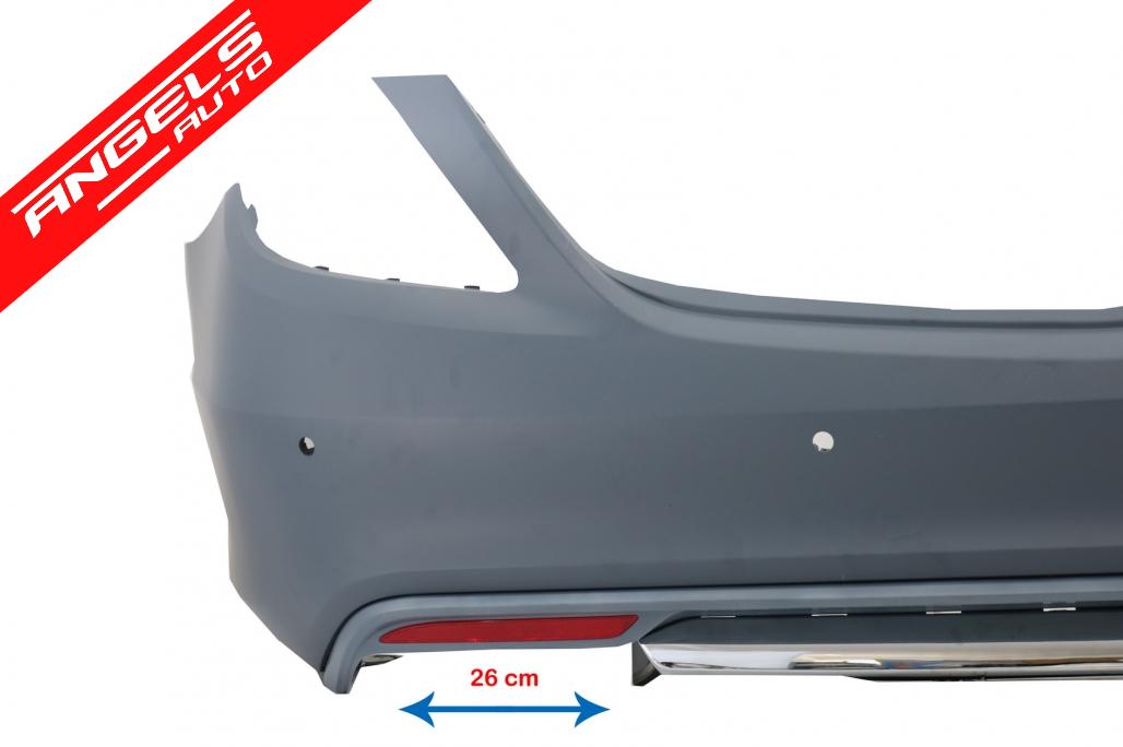 Pachet AMG compatibil cu Mercedes S-Class W222 (2013+) Kit S63 AMG Evacuare - imagine 3