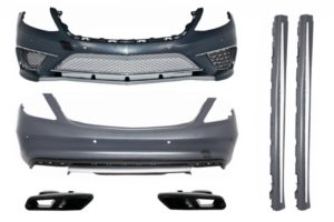 Pachet AMG compatibil cu Mercedes S-Class W222 (2013+) Kit S65 cu Ornamente Tobe AMG