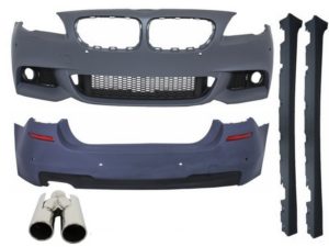 Pachet M compatibil cu BMW F10 Seria 5 (2011-2014) Kit M-Technik Evacuare ACS-look