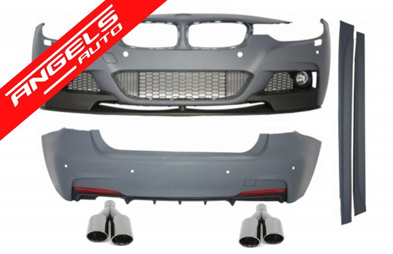 Pachet M compatibil cu BMW Seria 3 F30 2011-up kit M-Performance + Tipsuri M