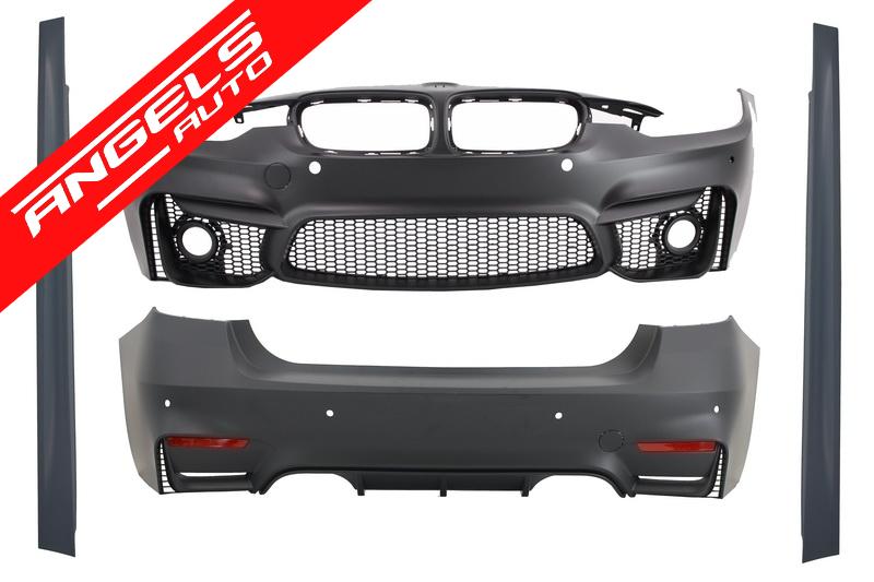 Pachet M3 compatibil cu BMW Seria 3 F30 (2011-up) EVO II M3 cu Tipsuri Carbon - imagine 2