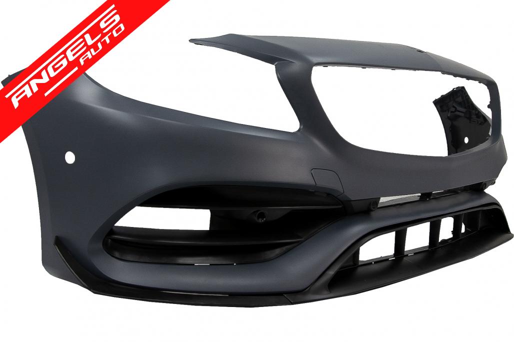 Pachet compatibil cu Mercedes A-Class W176 (2012-2018) Kit Facelift A45 Look - imagine 3