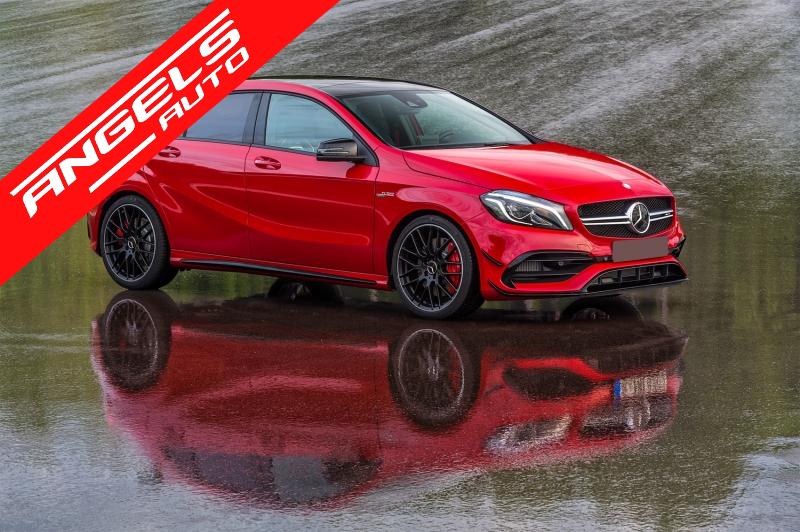 Pachet compatibil cu Mercedes A-Class W176 (2012-2018) Kit Facelift A45 Look - imagine 7