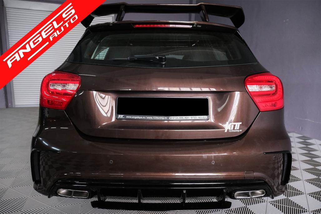 Pachet compatibil cu Mercedes A-Class W176 (2012-2018) Kit Facelift A45 Look - imagine 13