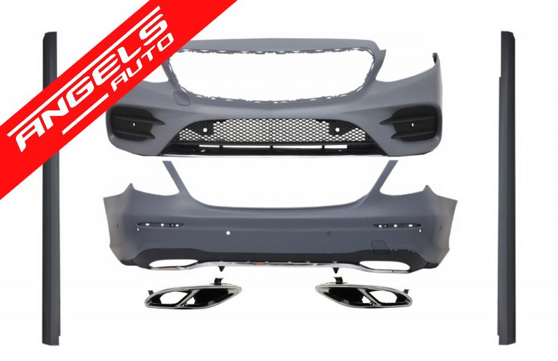Pachet AMG compatibil cu Mercedes E-Class W213 (2016-Up) Kit E43 E53 cu Tobe