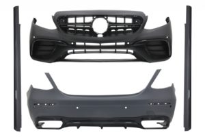 Pachet AMG compatibil cu Mercedes E-Class W213 2016+ Kit AMG Negru