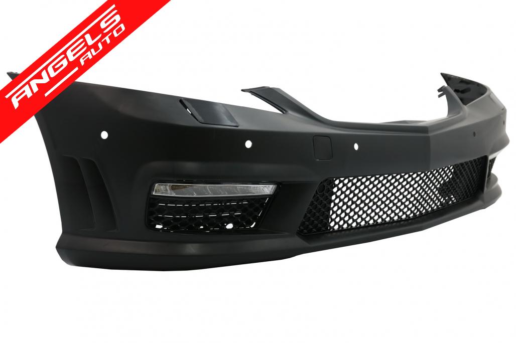 Pachet AMG compatibil cu Mercedes S-Class W221 (2005-2011) Kit AMG Grila si Tobe - imagine 3