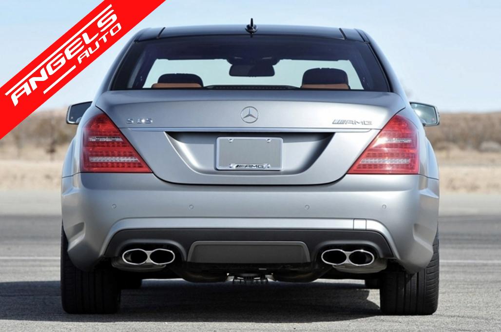 Pachet AMG compatibil cu Mercedes S-Class W221 (2005-2011) Kit AMG Grila si Tobe - imagine 8