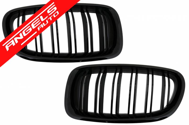 Pachet M compatibil cu BMW Seria 5 F10 (11-14) Kit M-Technik Evacuare Dubla + Grile - imagine 4