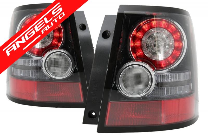 Pachet compatibil cu Range Rover Sport 2005-2010 Kit Black, Faruri, Stopuri - imagine 9