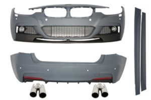 Pachet M compatibil cu BMW Seria 3 F30 2011-up M-Performance cu Tipsuri