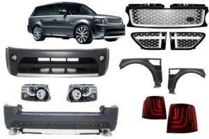 Pachet compatibil cu Range Rover Sport (2005-2010) Kit Autobiography, Stopuri Glohh