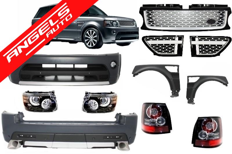 Pachet compatibil cu Range Rover Sport 2005-2013 Kit Autobiography, Faruri, Stopuri