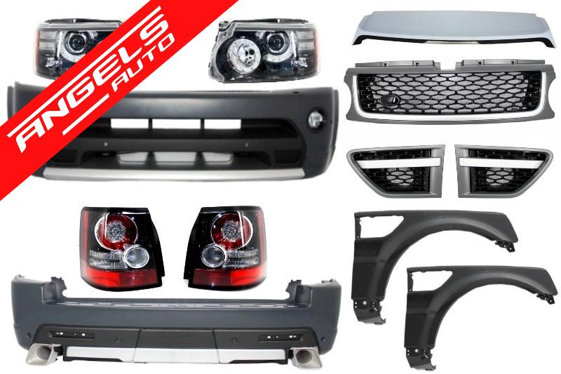 Pachet compatibil cu Range Rover Sport (2005-2013) L320 Kit Platinum Black Edition