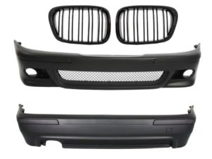 Pachet M compatibil cu BMW Seria 5 E39 (1997-2003) KIT M cu Grile Negru Lucios