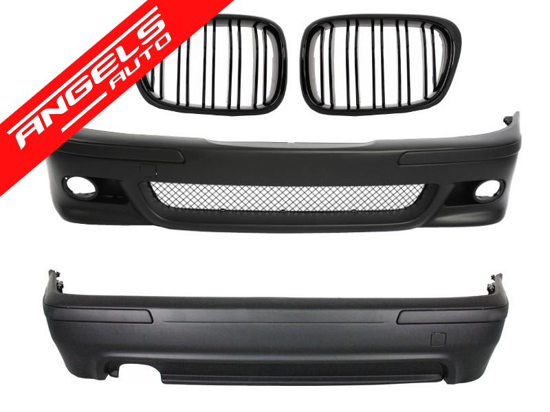 Pachet M compatibil cu BMW Seria 5 E39 (1997-2003) KIT M cu Grile Negru Lucios