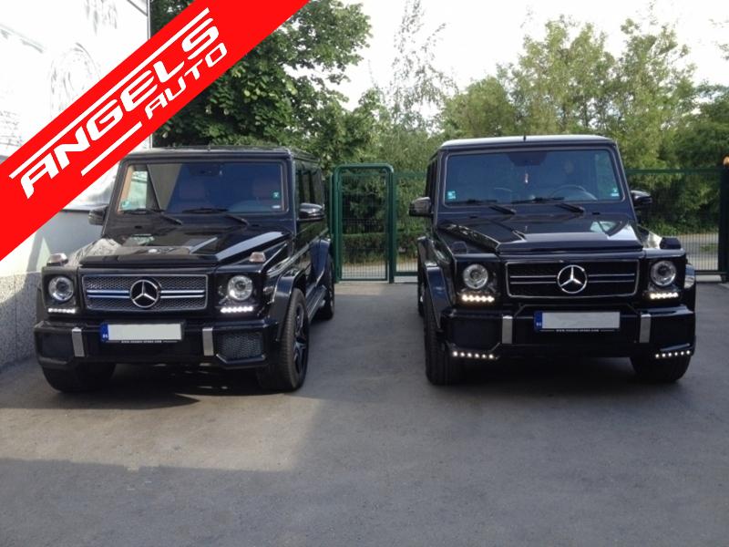 Prelungire Bara Fata LED compatibila cu Mercedes G-Class W463 (1989-2017) Negru - imagine 7