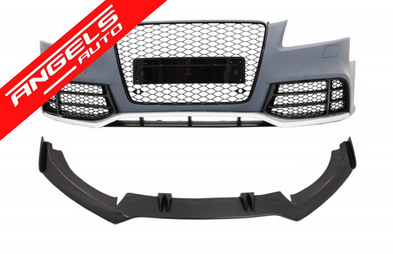 Bara Fata RS compatibila cu Audi A5 8T (2008-2011) RS5 cu Prelungire Carbon