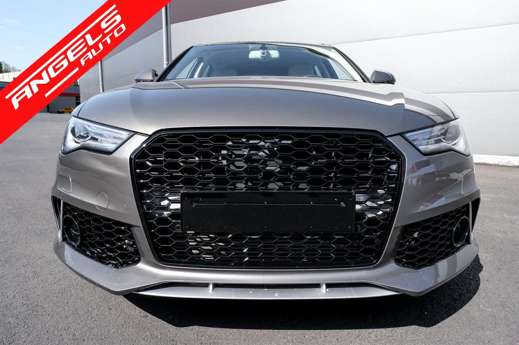 Bara Fata compatibila cu Audi A6 C7 4G RS6 Design Facelift (2015-2018) Cu Grile - imagine 6
