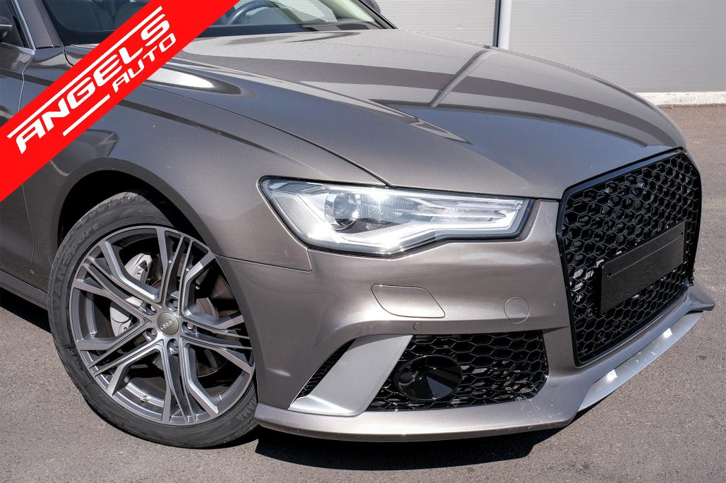 Bara Fata compatibila cu Audi A6 C7 4G RS6 Design Facelift (2015-2018) Cu Grile - imagine 7