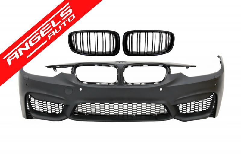 Bara Fata cu Grile Duble compatibile cu BMW Seria 3 F30 (2011-2018) M3 Sport EVO