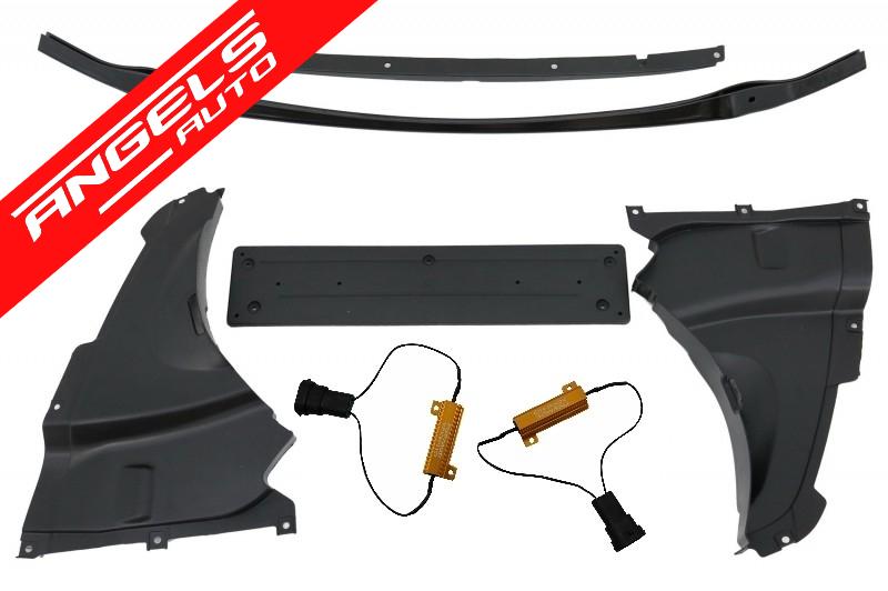 Bara Fata cu Grile Duble compatibile cu BMW Seria 3 F30 (2011-2018) M3 Sport EVO - imagine 7