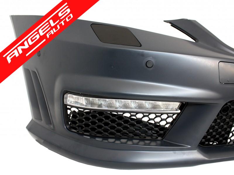 Bara Fata AMG compatibila cu Mercedes W221 S-Class S63 2005-2012 cu Grila Black - imagine 4