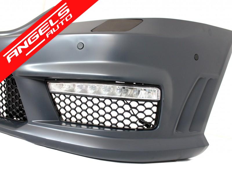 Bara Fata AMG compatibila cu Mercedes W221 S-Class S63 2005-2012 cu Grila Black - imagine 5