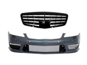 Bara Fata AMG compatibila cu Mercedes W221 S-Class S63 2005-2012 cu Grila Black