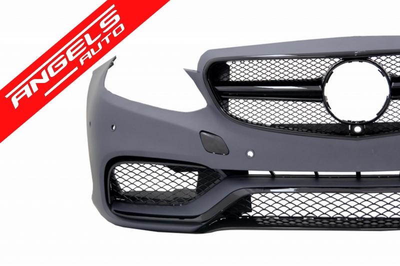 Bara Fata AMG compatibila cu Mercedes E-Class W212 Facelift (2013-2016) E63 Negru - imagine 3