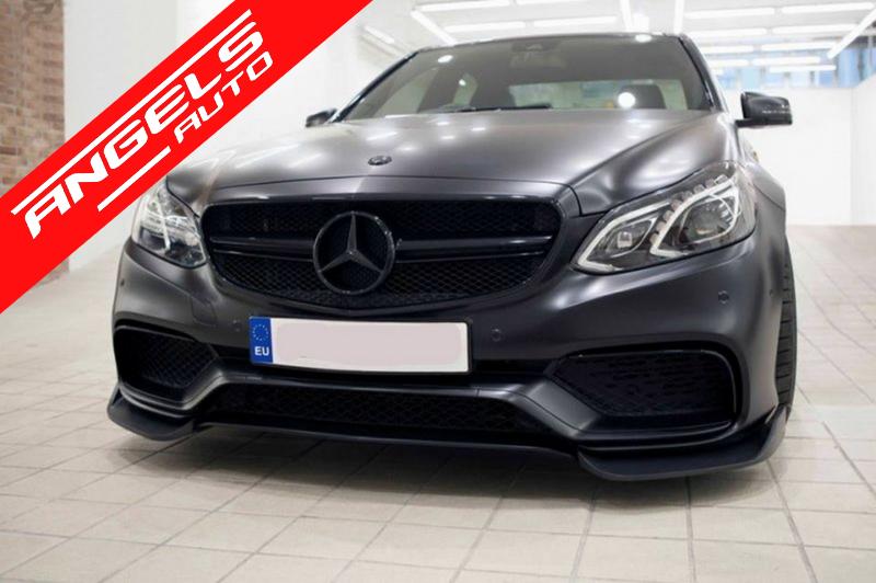 Bara Fata AMG compatibila cu Mercedes E-Class W212 Facelift (2013-2016) E63 Negru - imagine 7